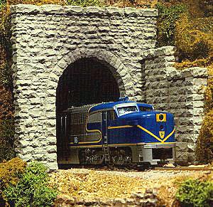 Chooch Enterprises 8360 HO Scale Single-Track Random Stone Tunnel Portal