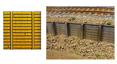 Chooch Enterprises 8608 All Scale Flexible Timber Retaining Wall -- Small HO & N