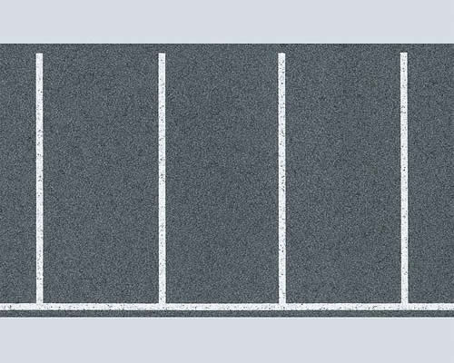 Faller 170633 HO Scale Rectangular Parking Space Sheet with Markings