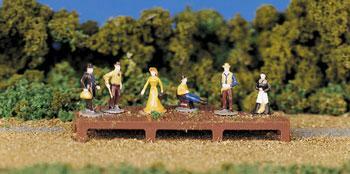 Bachmann 42335 HO Scale Figures Old West People pkg(6)