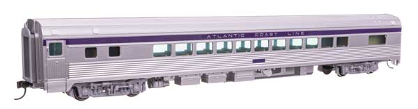 Walthers Mainline 910-30214 HO Scale 85' Budd Coach Small Window RTR Atlantic Coast Line