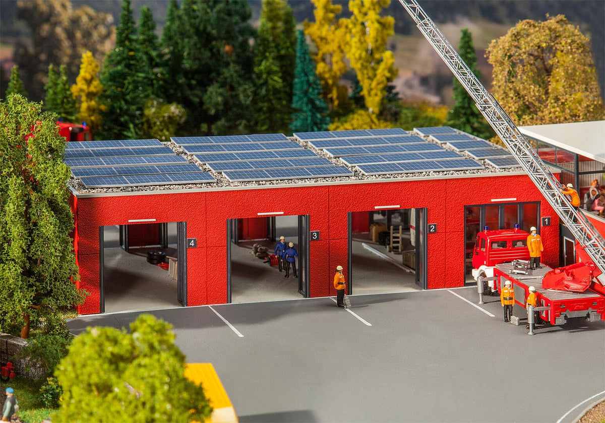 Faller 130160 HO Scale Modern Fire Station Model Kit