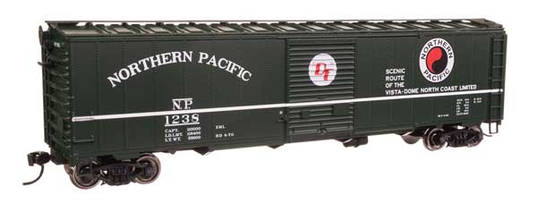 Walthers Mainline 910-46524 HO Scale 50' AAR Boxcar RTR NP #1238