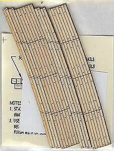 Blair Line 129 HO Scale Laser-Cut Curved 2-Lane Wood Grade Crossing