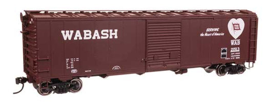 Walthers Mainline 910-46531 HO Scale 50' AAR Boxcar RTR Wabash #21513