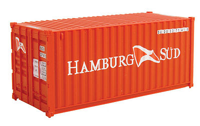 Walthers SceneMaster 949-8058 HO Scale 20' Corrugated Container Hamburg Sud