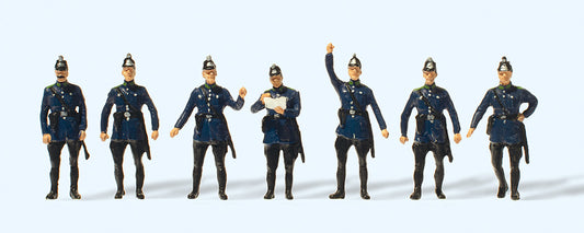 Preiser 12440 HO Scale Prussian Police Circa 1930 pkg(7)