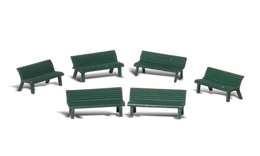 Woodland Scenics A2181 All Scale Park Benches - N scale
