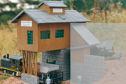 Piko 62009 G Scale Gravel Works Main Building Kit