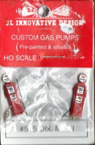 JL Innovative 515 HO Deluxe Custom Gas Pumps Red, Mobil (2)