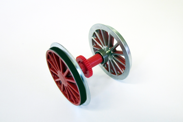 Piko 36085 G Scale BB Plated Traction Wheelset BR194 Red