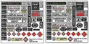 Blair Line 156 HO Scale Storefront & Advertising Signs Railroad