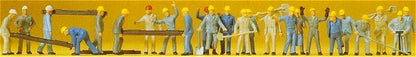Preiser 14403 HO Scale Railroad Personnel -- Track Workers