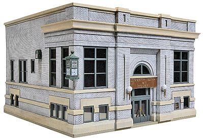 Walthers Cornerstone 933-3772 HO Scale Liberty Bank & Trust -- Kit
