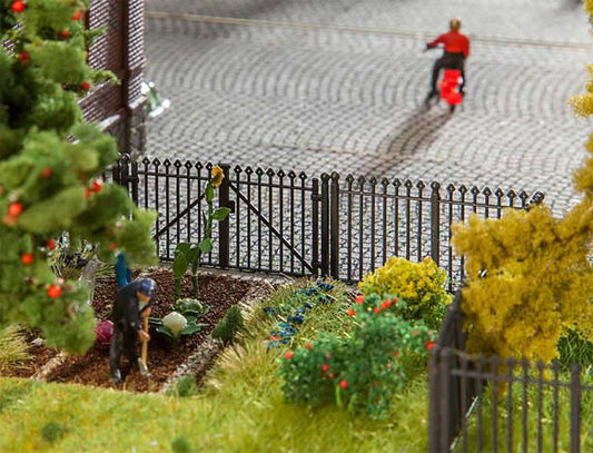 Faller 180958 HO Scale Iron Fence - Kit -- 7-7/8 x 3/4" 20 x 1.9cm Total