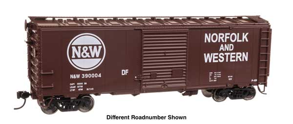 Walthers Mainline 910-45218 HO Scale 40' ACF Welded Boxcar RTR N&W #390031