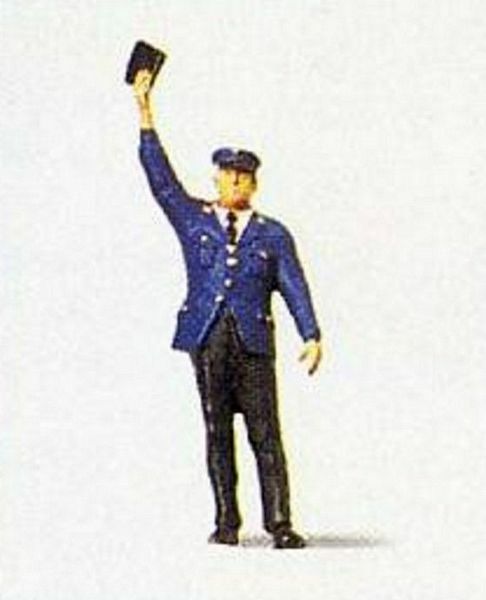 Preiser 28000 HO Scale Individual Figure - Railway Personel -- Conductor