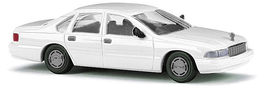 Busch 89122 HO Scale 1995 Chevrolet Caprice Sedan - Assembled -- White