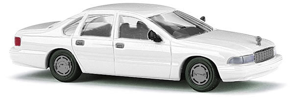 Busch 89122 HO Scale 1995 Chevrolet Caprice Sedan - Assembled -- White