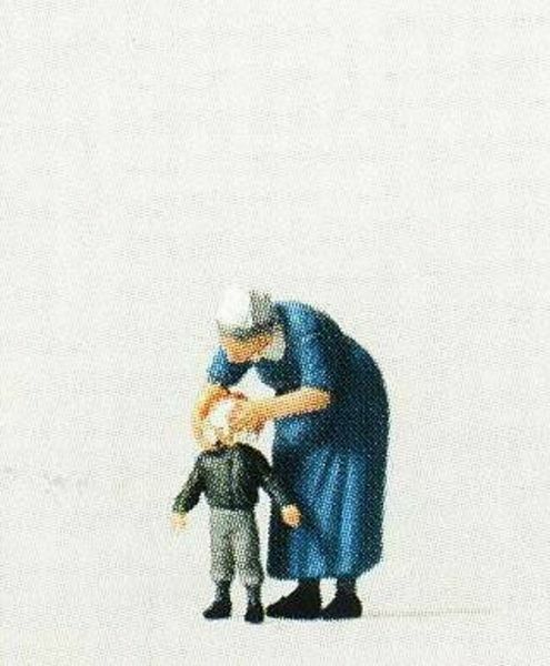 Preiser 28061 HO Scale Individual Figures - Protestant Sister w/Child