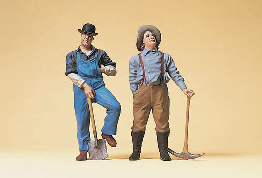 Preiser 45101 G Scale 1900s Track Workers Figure Set