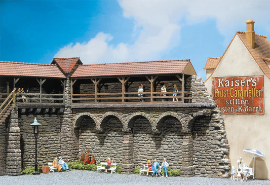 Faller 130404 HO Scale Old-Town Wall Model Kit