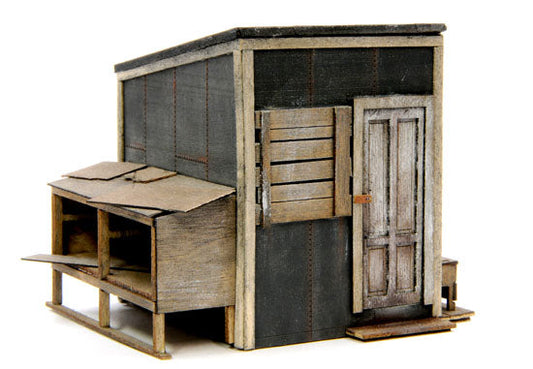 Banta Model Works 2144 HO Scale Lineside Shed Kit
