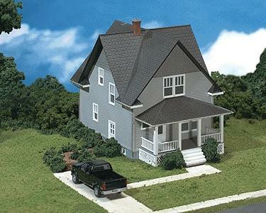 Atlas 713 HO Kim's American Home - Kit Light Gray, Medium Gray, White