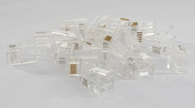 Digitrax LNRJ12P20 All Scale RJ12 Plug 20-Pack