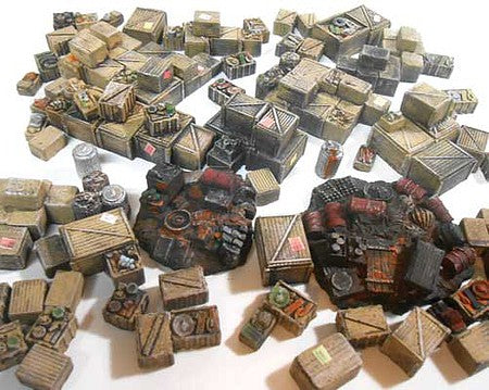 Downtown Deco 60 O Clutter, Crates And Boxes