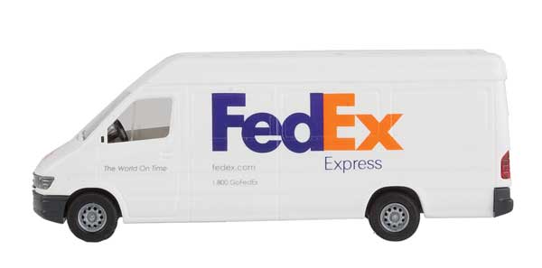 Walthers SceneMaster 949-12203 HO Scale Delivery Van - Assembled - FedEx Express