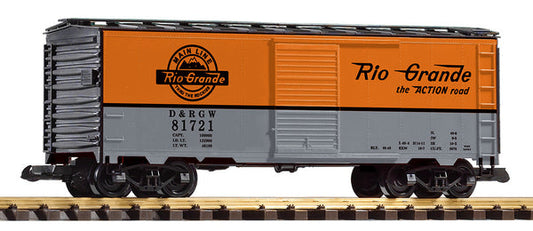 Piko 38809 G Scale D&RGW Steel Boxcar 81721
