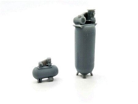 All Scale Miniatures 1600904 N Scale Air Compressor - Kit 1 Each Short and Tall