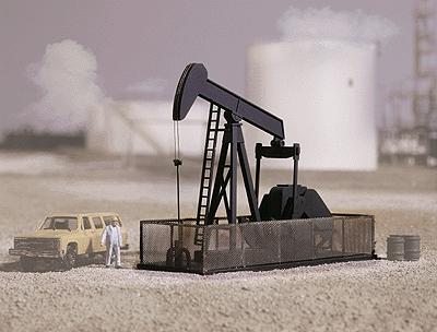 Walthers Cornerstone 933-3170 HO Scale Walking Beam-Horse Head Oil Pump -- Kit