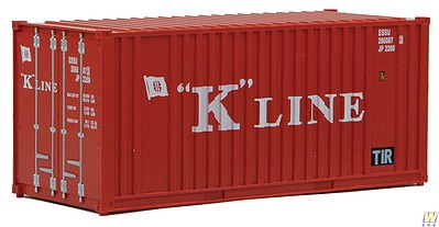 Walthers SceneMaster 949-8013 HO Scale 20' Corrugated Container Assembled K-Line