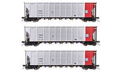 Walthers Mainline 910-56873 HO 50' RD-4 Hopper 3-Pack COMX