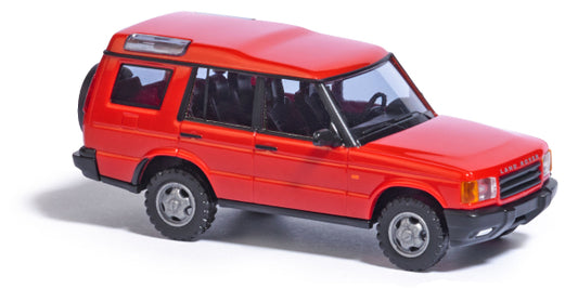 Busch 51900 HO Scale 1998-2004 Land Rover Discovery - Assembled -- Red