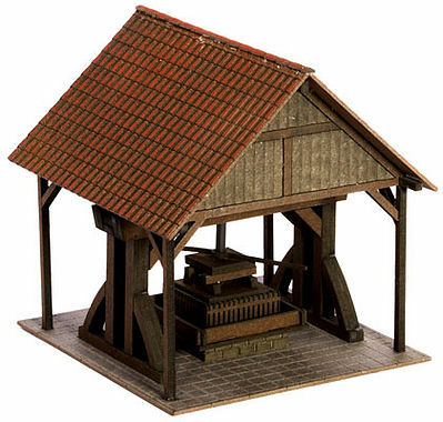 Noch 14370 HO Scale Wine Press w/Canopy -- Kit