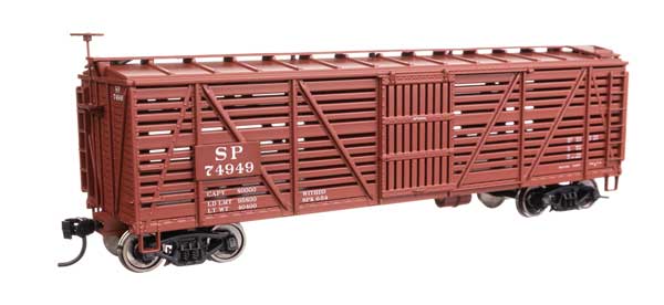 Walthers Mainline 910-41469 HO Scale 40' Wood Stock Car RTR SP #74949