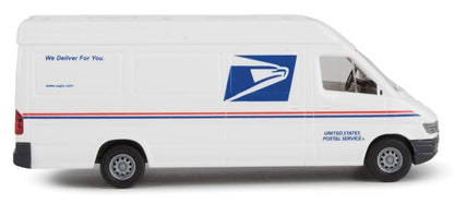 Walthers SceneMaster 949-12208 HO Scale Delivery Van - Assembled -- USPS