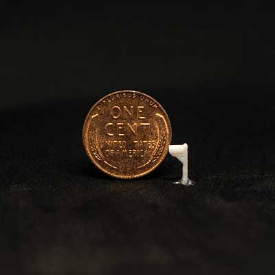 All Scale Miniatures 1600774 N Scale Roadside Mailbox On Post -- pkg(5)