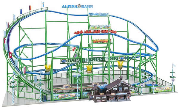 Faller 140410 HO Scale Alpina-Bahn Roller Coaster with Motorized Lift -- Kit