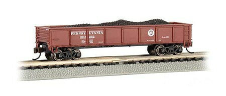 Bachmann 17253 N Scale 40' Steel Gondola with Loa Pennsylvania
