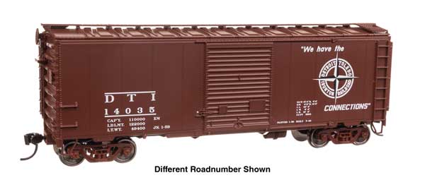 Walthers Mainline 910-45211 HO Scale 40' ACF Welded Boxcar RTR DT&I #14089