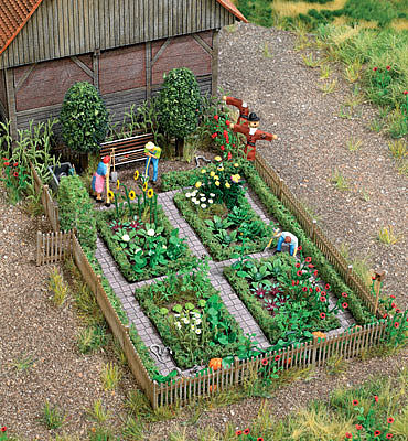 Walthers SceneMaster 949-1110 HO Scale Vegetable Garden - Kit