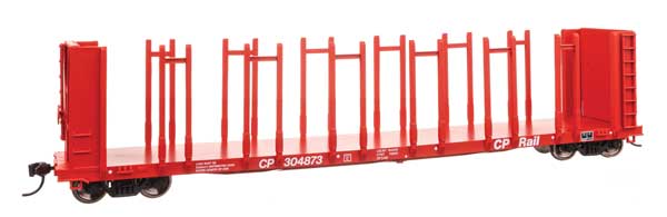 Walthers Mainline 910-50806 HO Scale 63' Pulpwood Flatcar RTR CP #304873