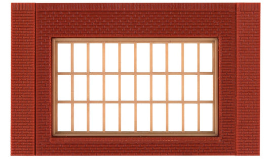 Design Preservation Models 30175 HO Scale Modular Building System(TM) -- One-Story Wall Sections w/Steel Sash Window - Kit