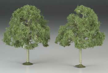 Bachmann 32207 O Scale SceneScapes Walnut Trees 5" pk2