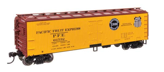 Walthers Mainline 910-41322 HO Scale 40' Wood Reefer RTR PFE #66532