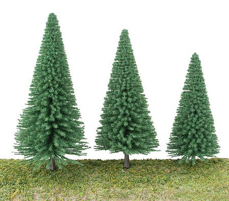 Walthers SceneMaster 949-1181 HO Scale Pine Trees (10)